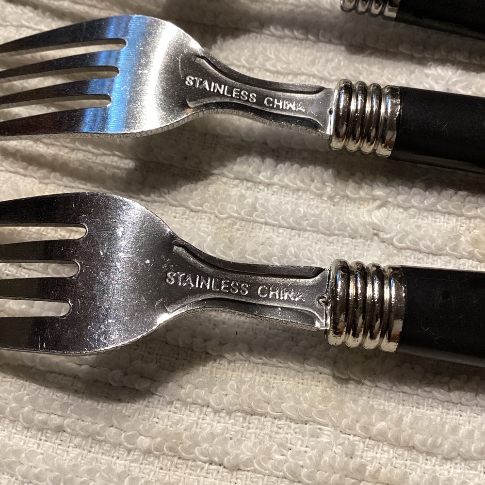 Gibson Set of 6 Stainless Forks - Picture 3 of 4